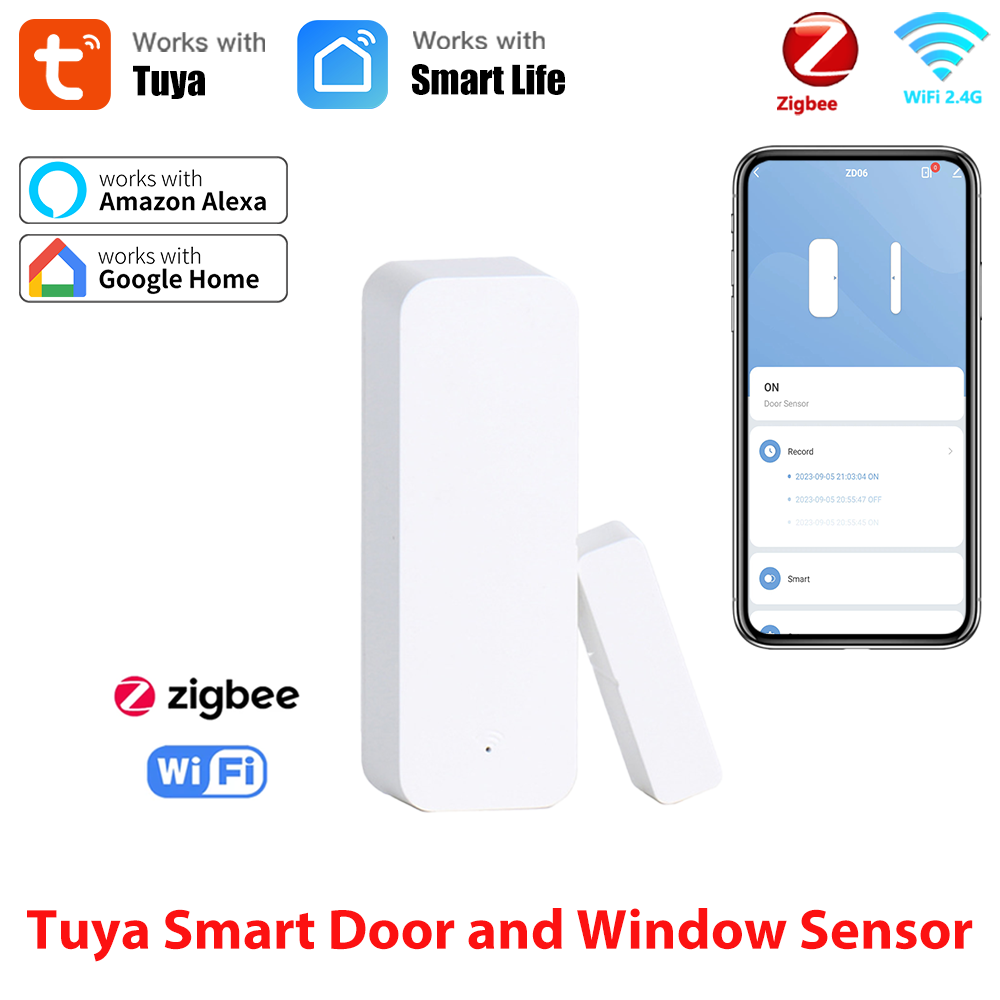 Smart Home Automation Kit - Tuya Akıllı WiFi/Zigbee Kapı Pencere Sensörü