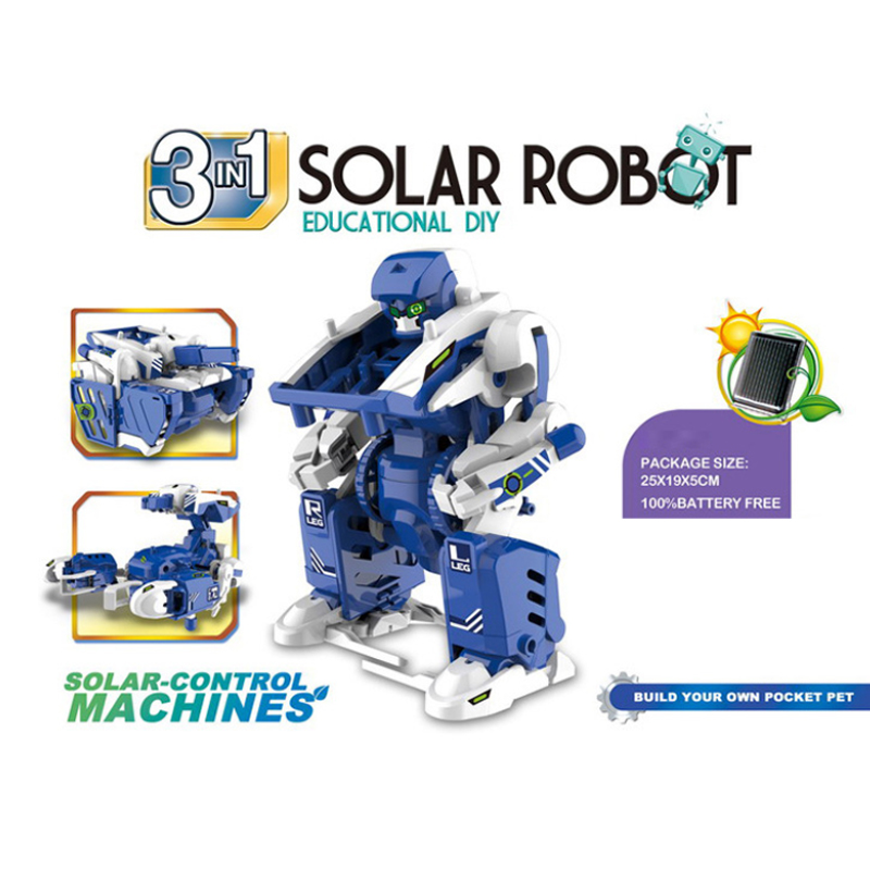 Stem Robotics Kit - Robot Kiti 3'ü 1 Arada Eğitici