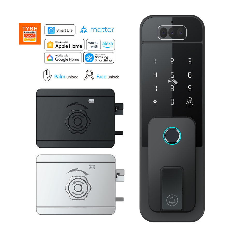 Smart Door Lock Wifi - TYSH Matter Tuya Akıllı Kapı Kilidi,