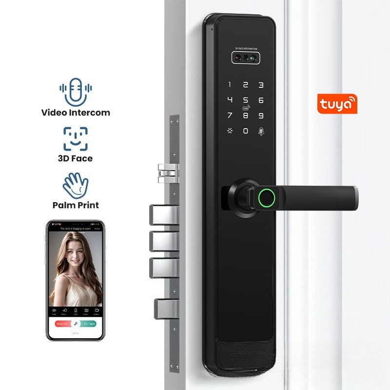 Smart Door Lock Wifi - EGFirtor Yarı Otomatik Tuya Parmak İzi