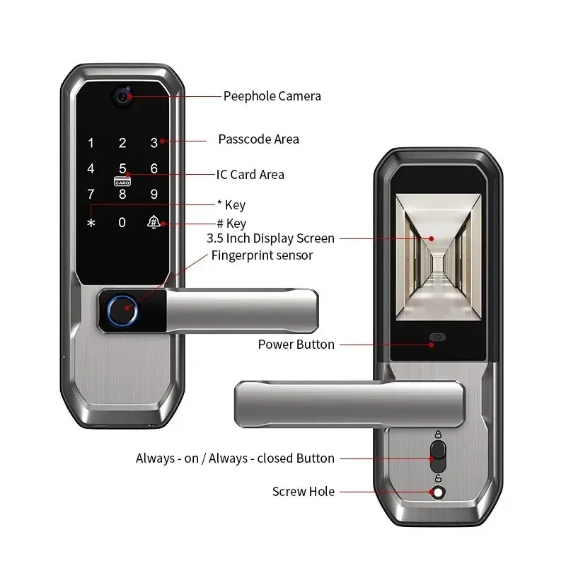 Tuya WiFi Akıllı Kapı Kilidi,  - Smart Door Lock Wifi incelemesi ve fiyatı