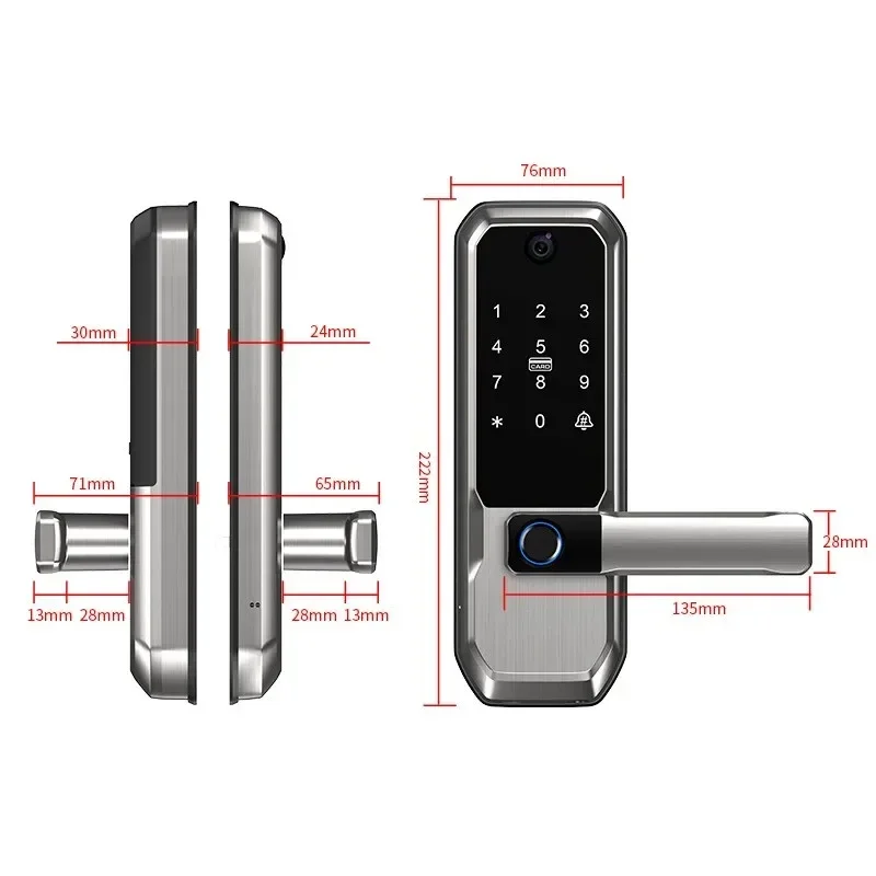 Tuya WiFi Akıllı Kapı Kilidi,  - Smart Door Lock Wifi incelemesi ve fiyatı