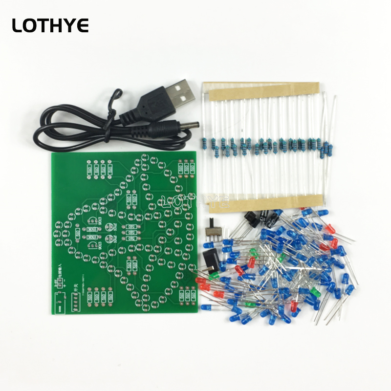 DC 3-5 V LED Işık Salıncak Rüz - Electronics Project Kit incelemesi ve fiyatı