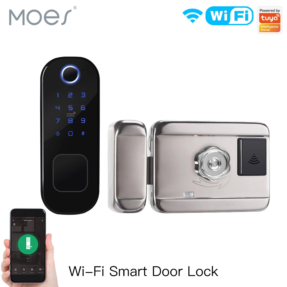 MOES WiFi Tuya akıllı kilit ka - Smart Door Lock Wifi incelemesi ve fiyatı