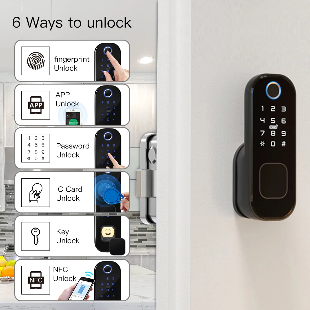 MOES WiFi Tuya akıllı kilit ka - Smart Door Lock Wifi incelemesi ve fiyatı
