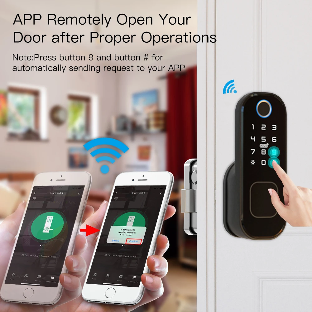 MOES WiFi Tuya akıllı kilit ka - Smart Door Lock Wifi incelemesi ve fiyatı