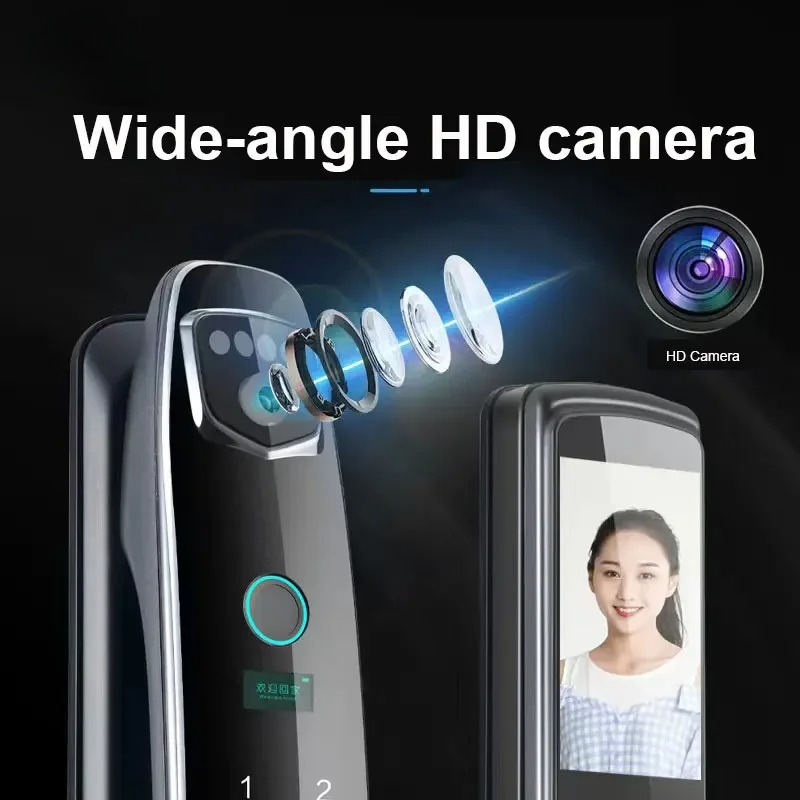 3D Yüz Tanıma Özellikli Akıllı - Smart Door Lock Wifi incelemesi ve fiyatı