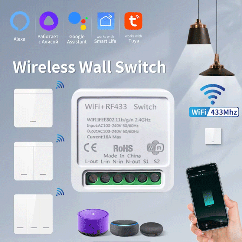 Tuya WiFi Akıllı Işık Anahtarı - Smart Light Switch Wifi incelemesi ve fiyatı