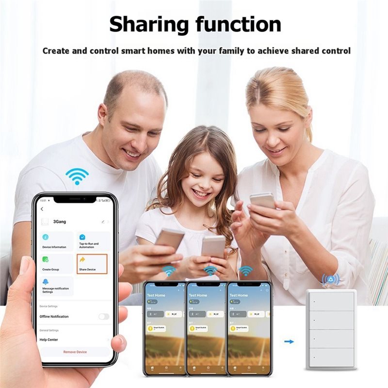 WCS-Tuya Wifi Akıllı Işık Anah - Smart Light Switch Wifi incelemesi ve fiyatı
