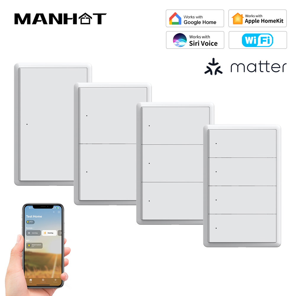 MANHOT Homekit WiFi Akıllı Ana - Smart Light Switch Wifi incelemesi ve fiyatı