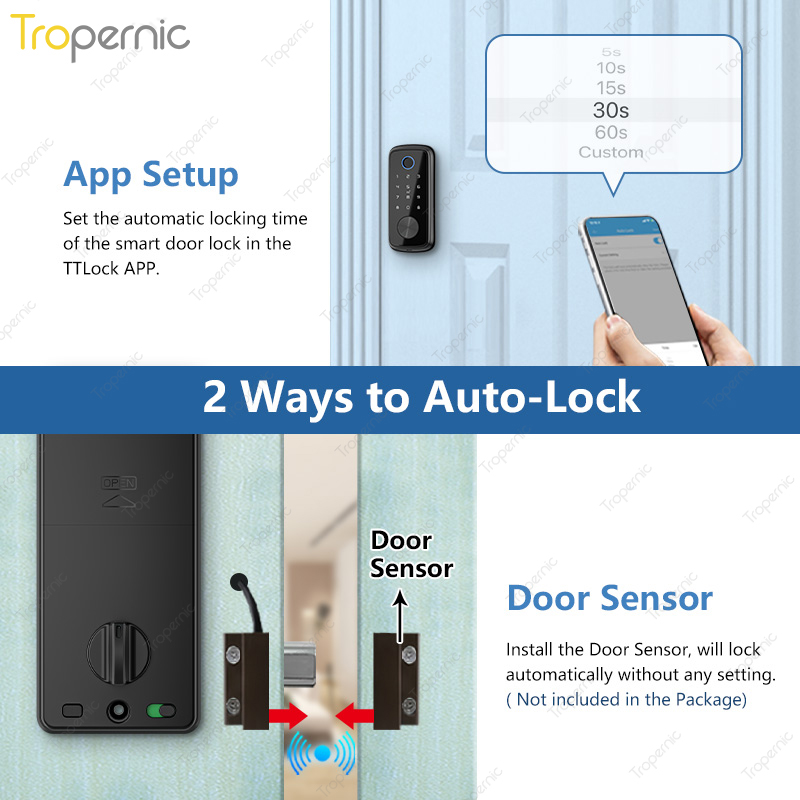 Tuya Zigbee kapı sürgü kilitle - Smart Door Lock Wifi incelemesi ve fiyatı